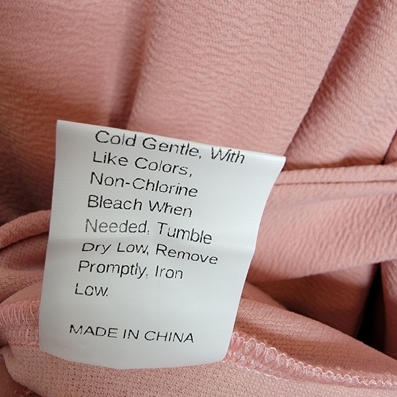 SHEIN Self Belted Dip Hem Top - Picture 15 of 15